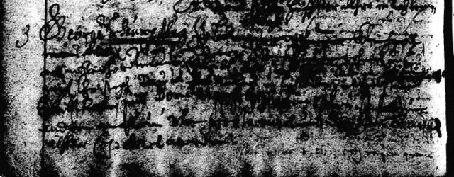 Hochzeitsregister 1711
